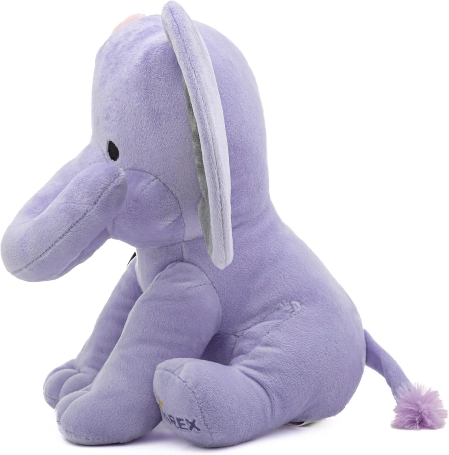 KINREX Elephant Stuffed Animals – Stuff Animal Plush Toy for Babies Girls Boys, Elephants Plushie Teddy Bear Toys for Birth Stats Baby Shower Infant Newborn Boy & Girl, Purple Measures 9 Inches