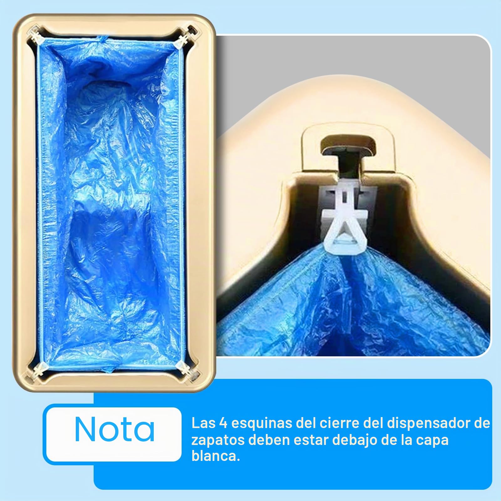 Máquina Sutomática for Cubrir Zapatos, Máquina Automática de Cubierta de Calzado con 200 Cubiertas de Plástico Desechables, para Zapatos de Oficina, Fábrica, Hogar