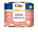Gits MiNi Gulab Jamun 225g & Gits Mini Rasgulla 200g | Combo Pack of 8 | 8 Pieces in Each Tin | Quick Sweet Cravings gallery image