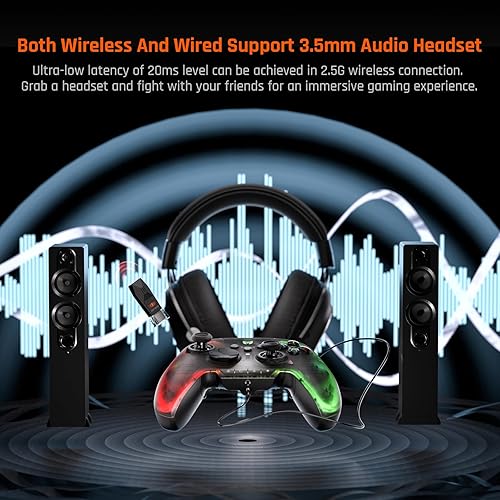 Miniatura 8 de BIGBIG WON Wireless Switch Controllers, Bluetooth Wired PC Game Controller for Nintendo Switch, PC Windows, Android, IOS, Rainbow 2 Pro Controller