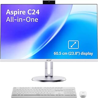 acer Aspire C24 60.5cm (24") Full HD IPS Display All in One (AIO) Desktop Intel Core i5-13420H Processor (Win11 Home/16 G... Price In India
