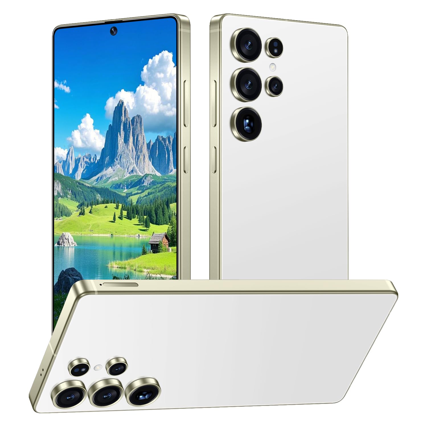 zrchjm I25 Ultra 5G Unlocked Smartphone,16GB+512GB 7000mAh Fully Cell Phone for Android 14, 6.99" HD Screen Unlocked Cell Phone, 68MP+108MP Dual