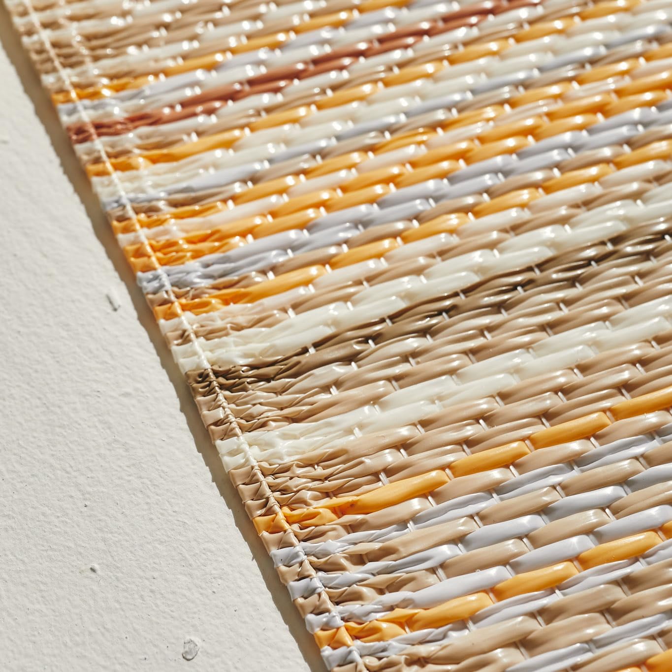 Nazar Tapis Extérieur pour Jardin, Terrasse, Balcon et Camping - Léger et Réversible (1746 Beige, 120x160 cm)