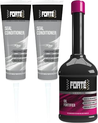 Forte Seal Conditioner & Forte Oil Fortifier Bundle Set of 3 for Engines Over 2tlr