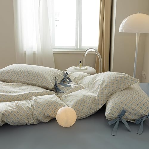 Miniatura 8 de Vm Vougemarket Juego de funda de edredón, pájaros, floral, morado, con patrón de plantas botánicas en lila, con cierre de cremallera, sin edredón, 3