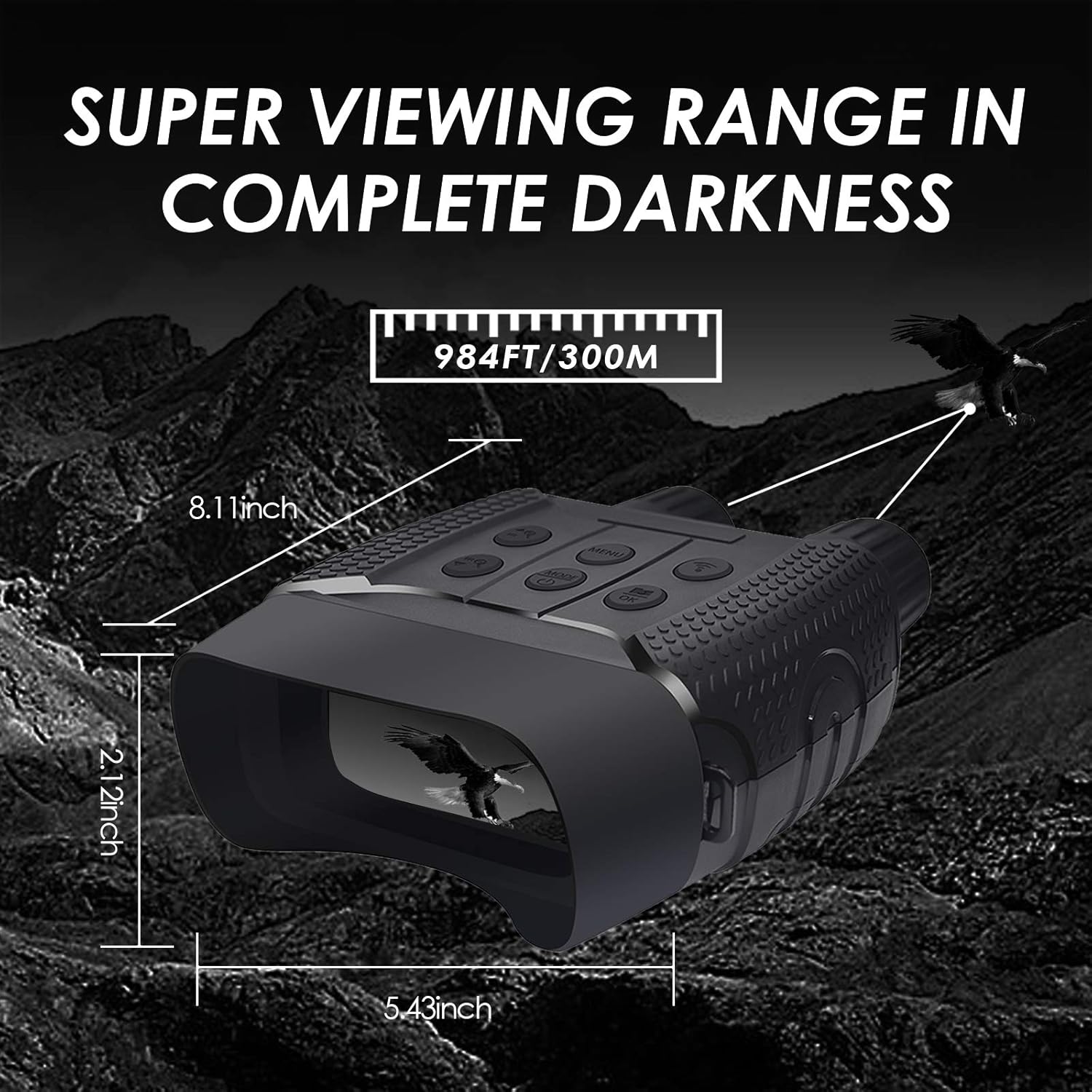 Best Deal Cheap π HUDAKWA Night Vision Goggles for Complete Darkness and Day Night Vision Binoculars Wi-Fi with 2.31'' LCD Digital Infrared Hunting, Security, Travelling, Military, Tactical with 32GB TF Card Exclusive Discount 80% Offer HUDAKWA Night Vision Goggles for Complete Darkness and Day Night Vision Binoculars Wi-Fi with 2.31'' LCD Digital Infrared Hunting, Security, Travelling, Military, Tactical with 32GB TF Card