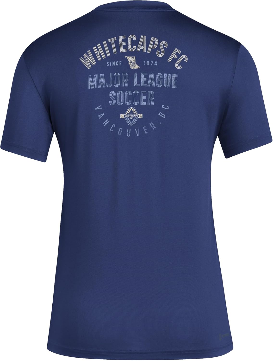 adidas Womens Vancouver Whitecaps MLS Short Sleeve T-Shirt