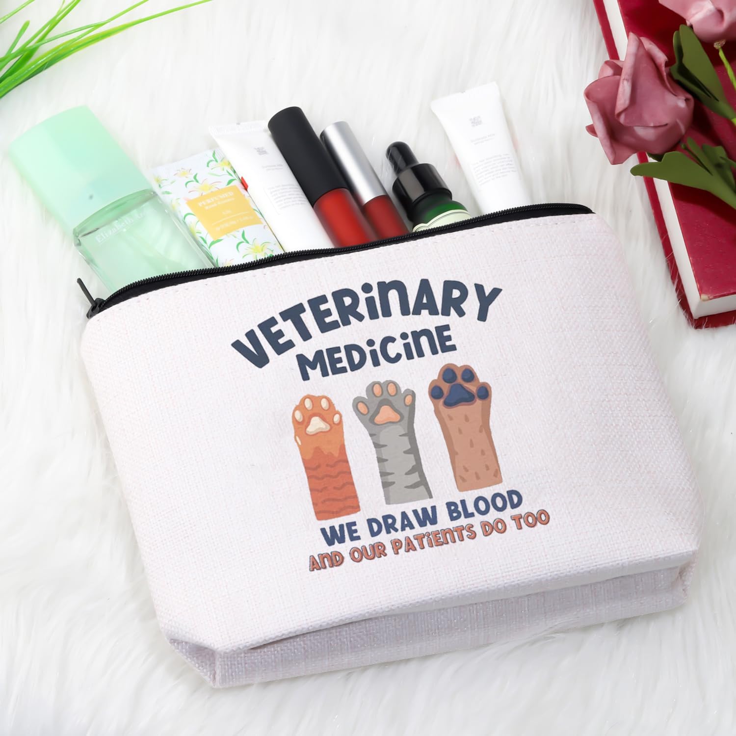 GJTIM Veterinarian Gift Vet Tech Appreciation Graduation Gift Veterinary Medicine Makeup Bag Vet Tech Kit (Veterinary Medicine Bag) - Image 5