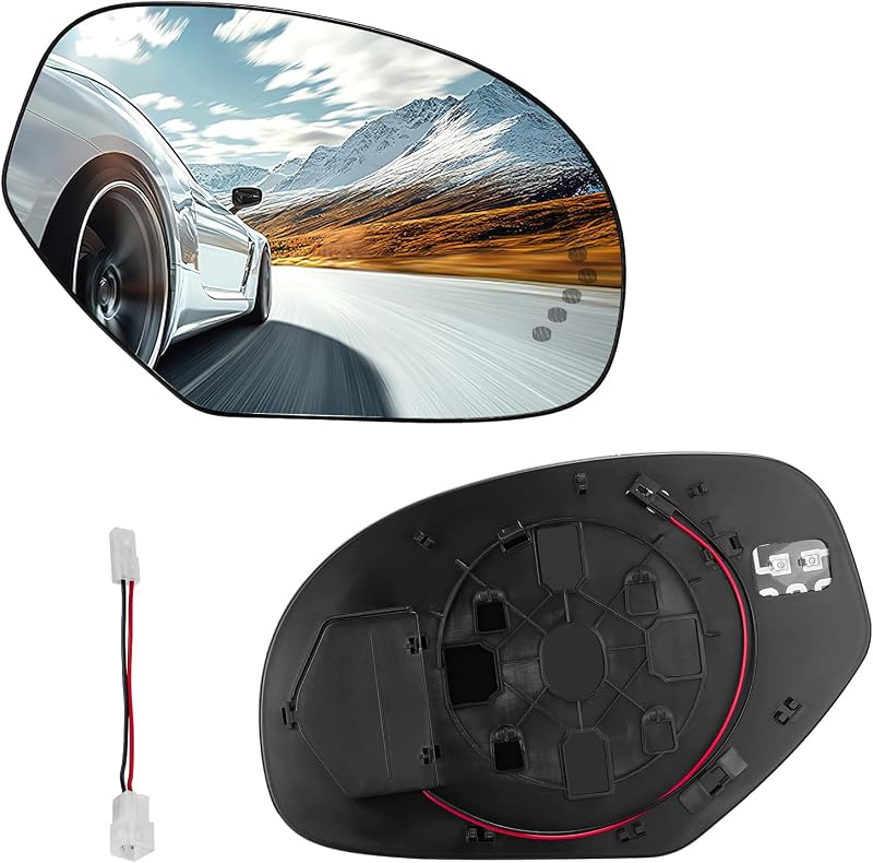 Vidro de Retrovisor Externo Direito Convexo com Aquecimento e Seta LED SYKRSS para Chevrolet Tahoe – 1 unidade