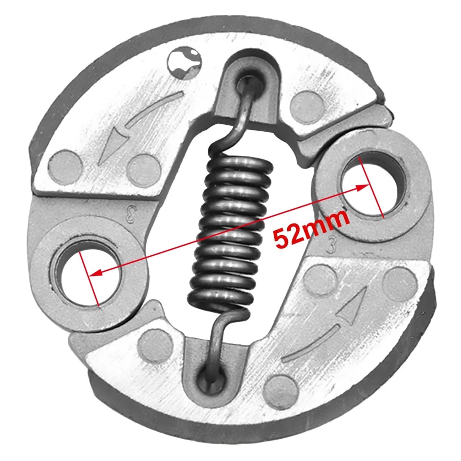 Frizione in alluminio da 75,5 mm for Emark 4191153AR Oleo Mac Sparta 36 37 38 42 43 44 Efco EF3600 EF3700 EF3800 Decespugliatore Strimmer