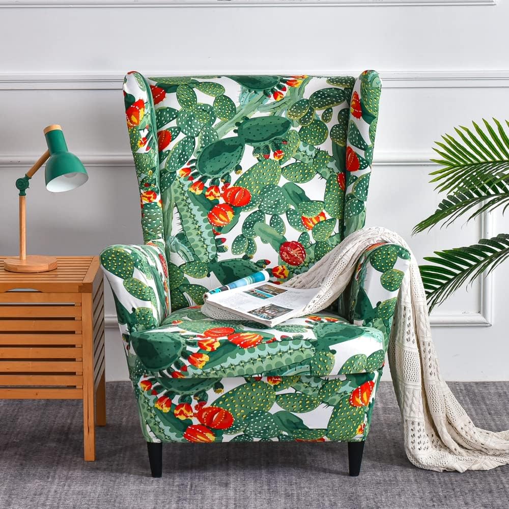 Wing Chair slipcovers Armchair Covers wingback Chair Covers Wing Chair Covers 2 Pieces
