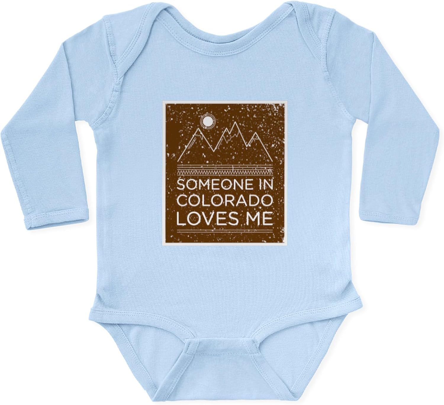 CafePress Someone in Colorado Loves Me Body Suit Cute Long Sleeve Infant Baby Bodysuit Romper