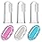 Jochebed Baby Finger Toothbrush for Training Teething - Infant & Toddles & Lids Teeth Brush Soft Babies Toothbrushes Oral Cleaning Massager to Train Your Child Healthy Oral Habits -3 PCS