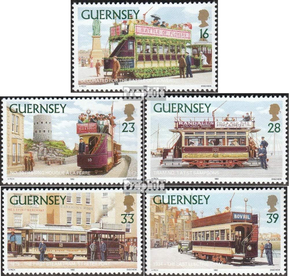 United Kingdom Guernsey 573 577 Complete Issue 1992 Trams Stamps For Collectors Trains Railway Funicular Amazon Ca Toys Games