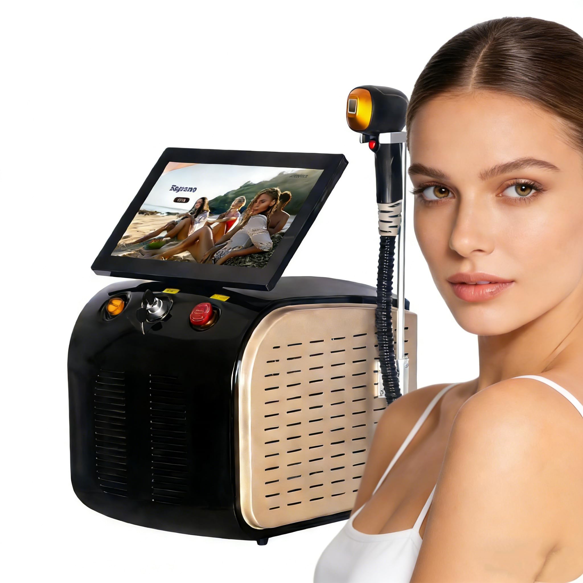 808nm Ice Point Face And Body Diode Hair Removal Device For Men And Women Whole Body Hair Reduction