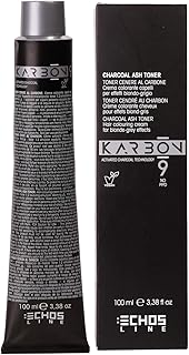 Echosline Karbon 9 Charcoal Ash Toner, Pearl, 100 ml./3.3 fl.oz.