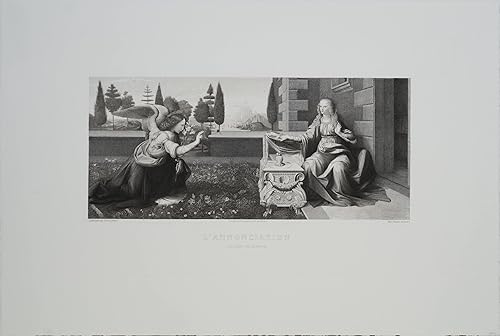 Leonardo Da vinci-l 'annonciation-etching