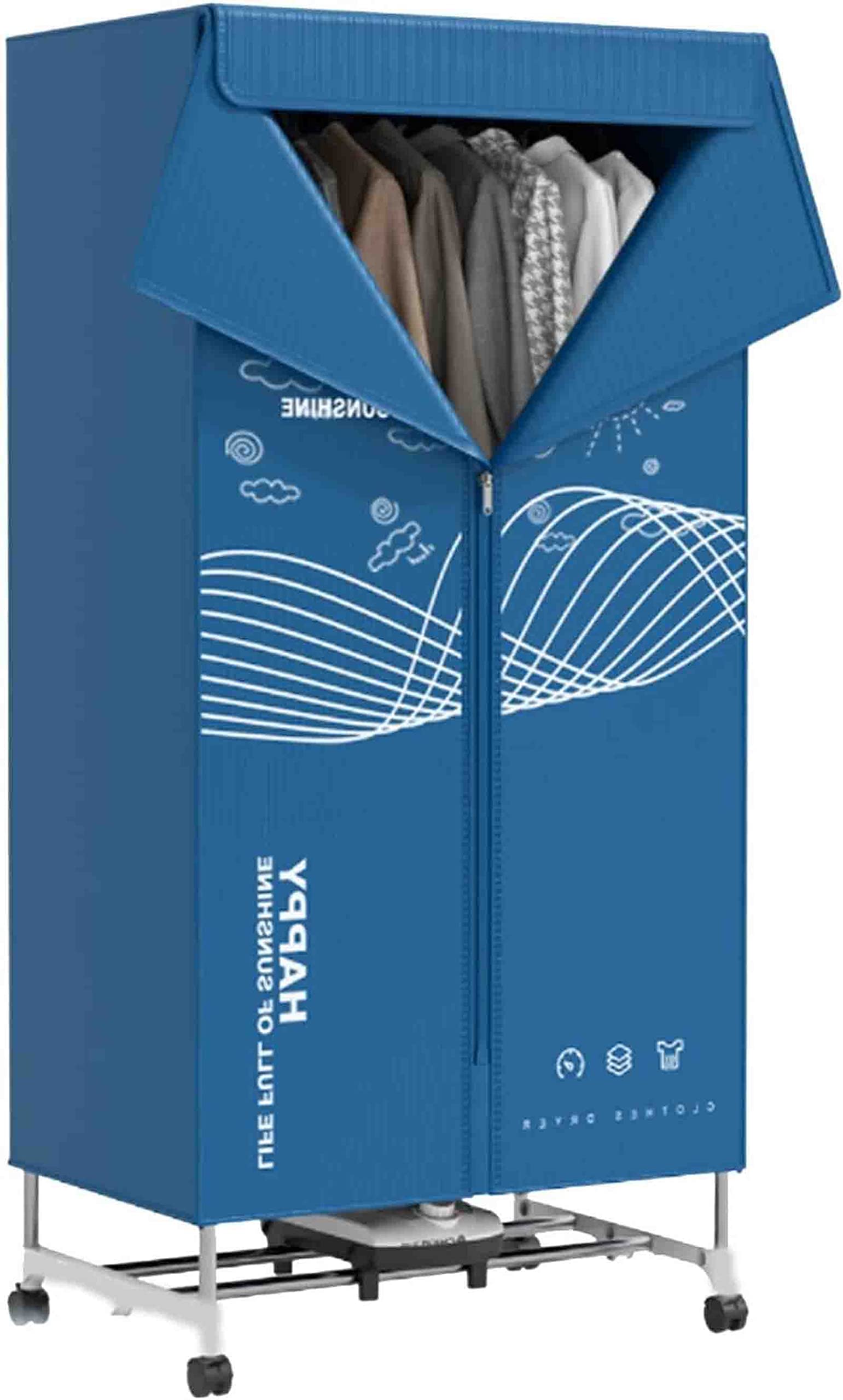 Sèche-Linge électrique, sèche-Linge Portable, étendoir à Linge à Faible Bruit, étendoir à Linge Chauffant à économie d'énergie, Armoire de séchage à air Chaud pour Appartement et m
