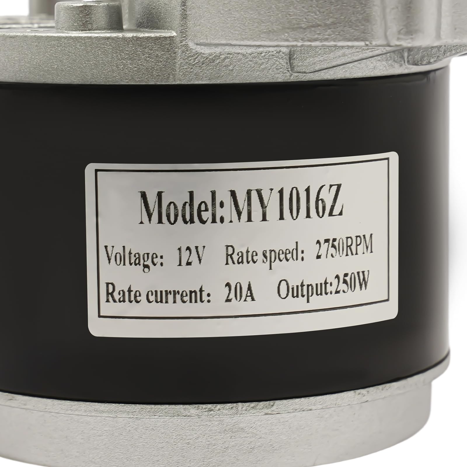 Silnik przekładniowy 12 V, 250 W, DC silnik redukcyjny 2750 obr./min i przełożenie 9:1, reduktor silnika elektrycznego do skuterów, małych maszyn – kompaktowy, nośność 100 kg