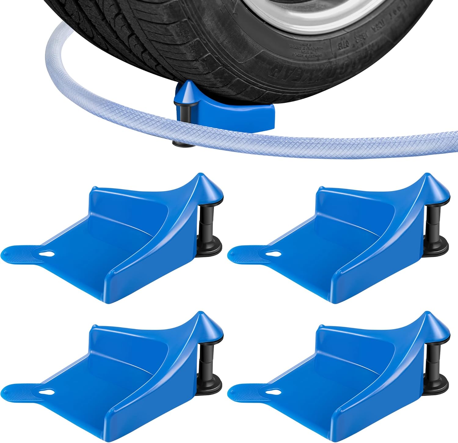 4 Pcs Car Hose Guide, Tire Hose Roller for Car Washing