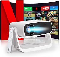 Wielio Full HD 1080P Projektor 20000 Lumen, 4K Támogatás, Android 11, WiFi 6 Bluetooth 2
