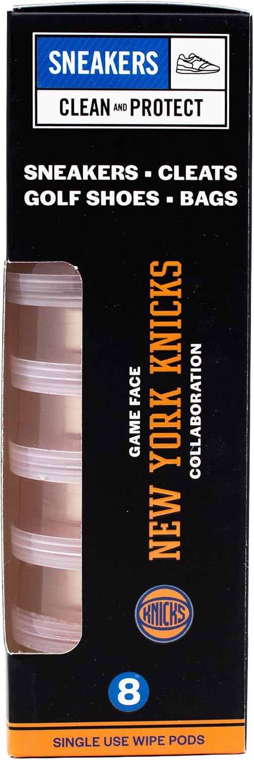 Game Face Wipes x NBA Officially Licensed On-The-Go Sneaker & Shoe Cleaning Wipes