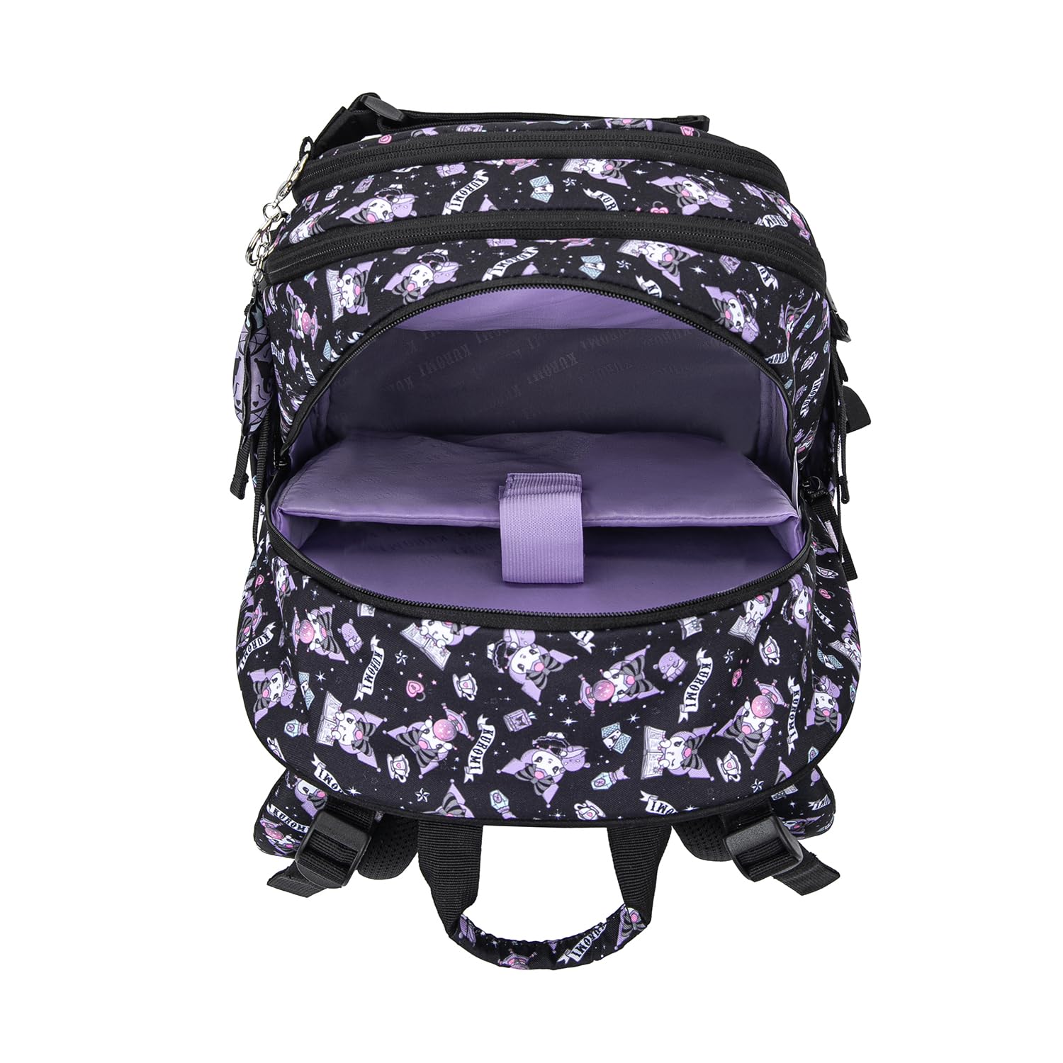 Baagl Mochila escolar para niños, niñas, adolescentes, monopatín, mochila infantil con compartimento para portátil y correa para el pecho, para escuela, secundaria, escuela secundaria