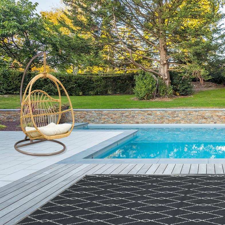Tapis extérieur résistant UV plastique recyclé 120x180 cm - 7