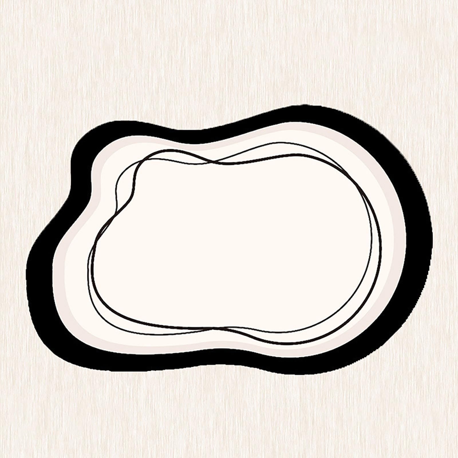 Modern Area Rugs for Living Room Washable Rug Soft Shaggy Irregular Rug Indoor Runner Rugs Large Rugs