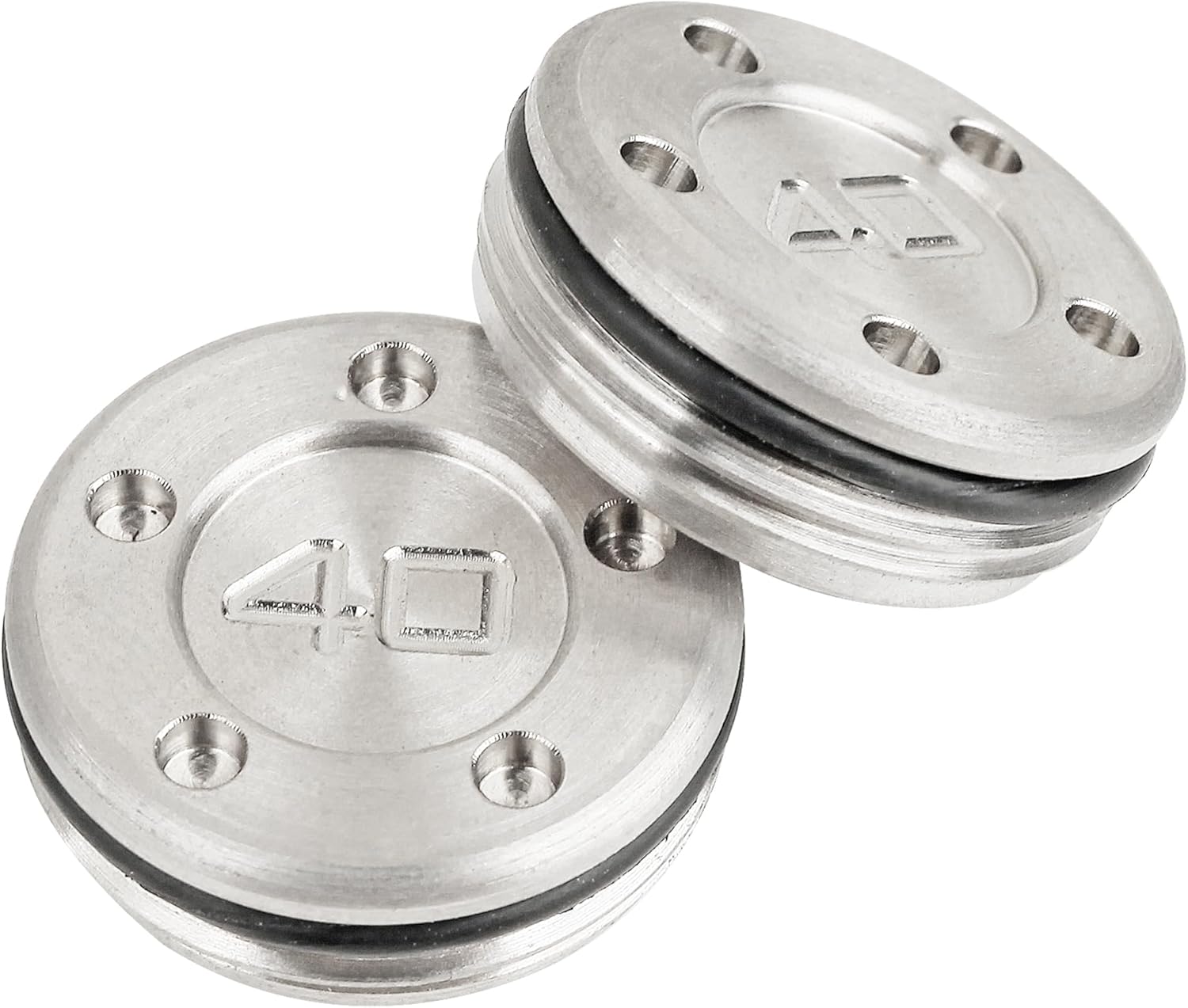 Golf Putter Weights Compatible with Scotty Cameron 2pcs 5g/10g/15g/20g/25g/30g/35g/40g/45g Compatible with Titleist Scotty Cameron Putter Newport Silver