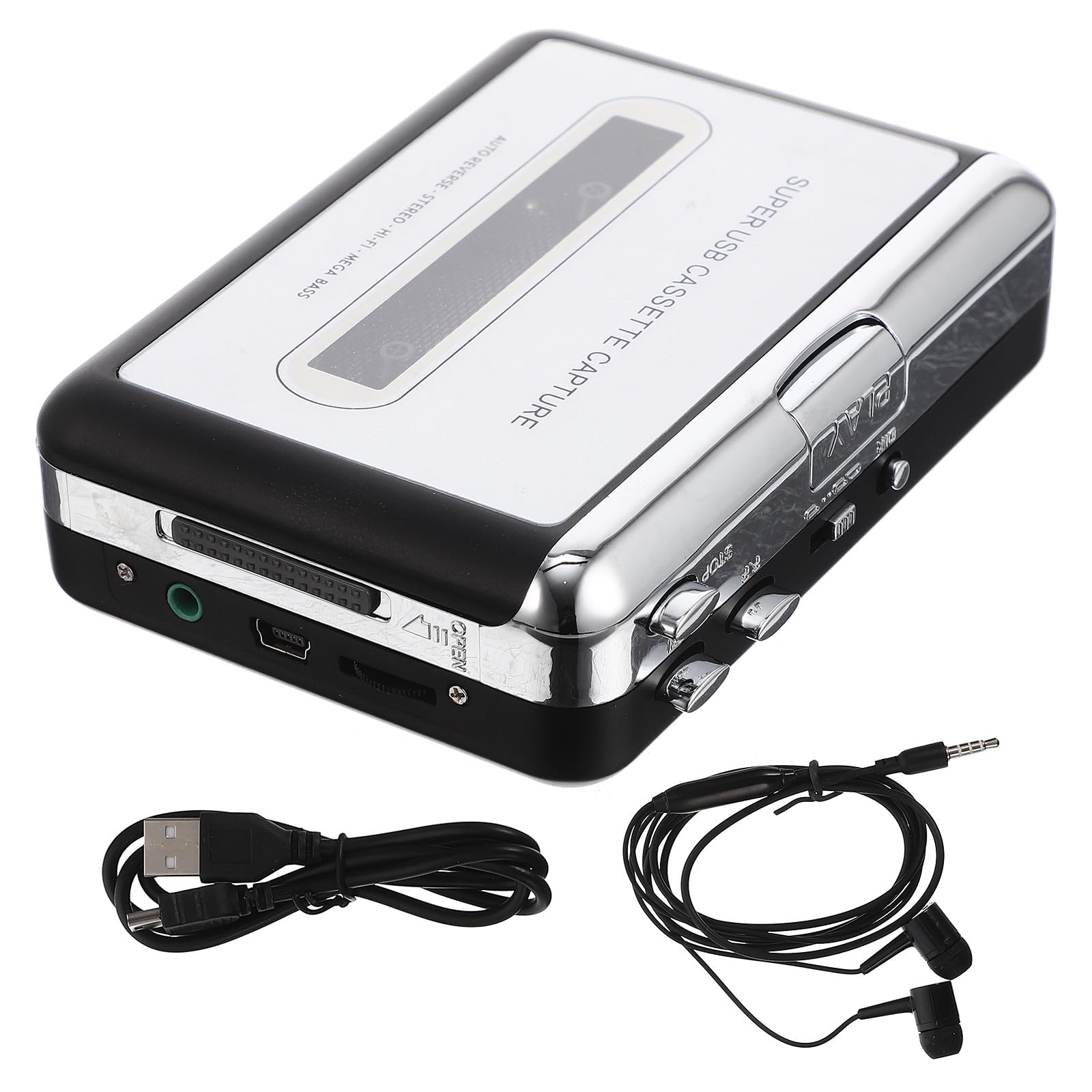 USB Magnetband Konverter Tragbarer Kassettenplayer mit Digitaler Aufnahmefunktion für Musikkassetten und Mp3 umwandlung im Alltag