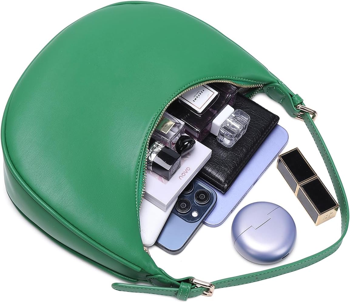 Fashion Small Crescent Underarm Shoulder Bag for Women Trendy Purse Hobo Handbags Clutch Crossbody Bag - Image 6