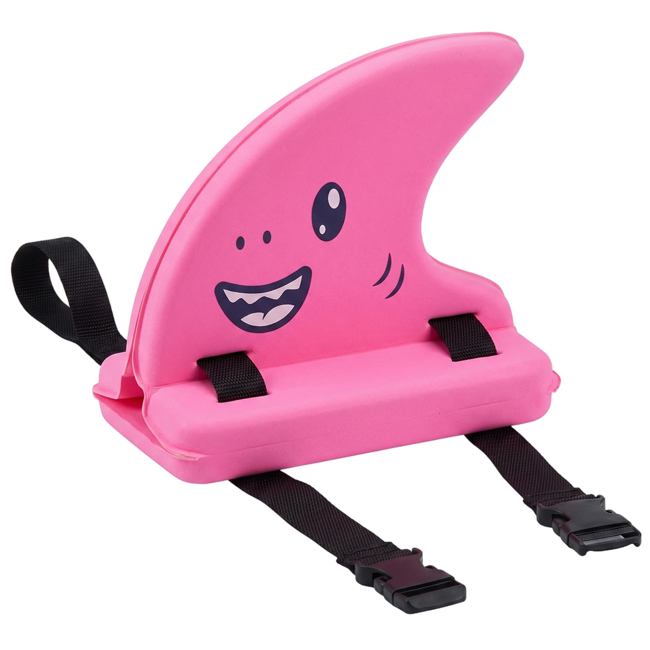 Bonalake Shark Fin for Swimming EVA Foam Pool Floats Kids Swim Trainer with Adjustable Belt for Safety, Sport Pool Lesson, Style-2 Kids Float Shark Toy Fin for Swimming