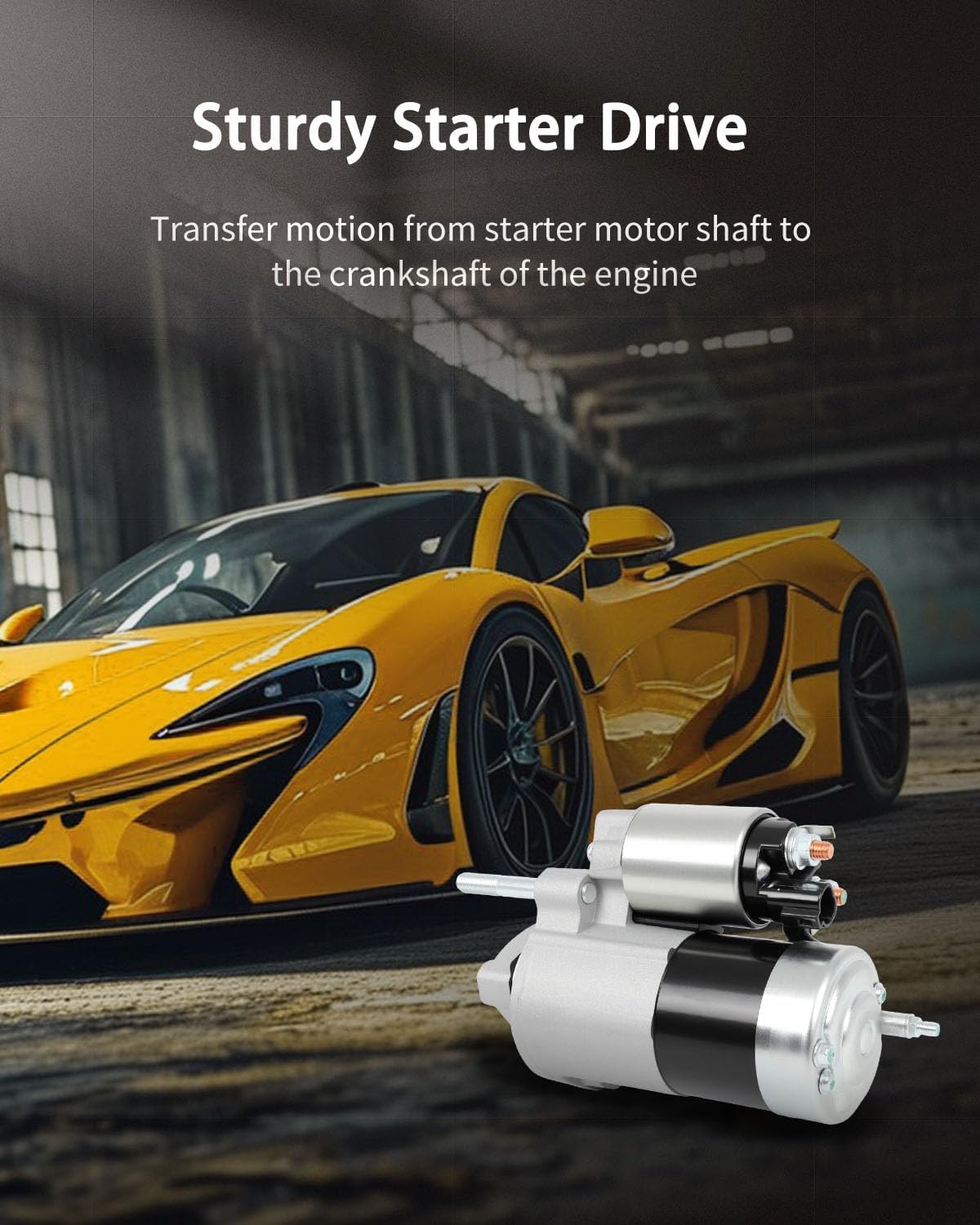 OCPTY Starter Fit for Kia Magentis 2007-2010,for Kia Optima 2007-2010,for Kia Rondo 2007-2010,for Hyundai Santa Fe 2007-2009 Replace 36100-3E020 36100-3E100