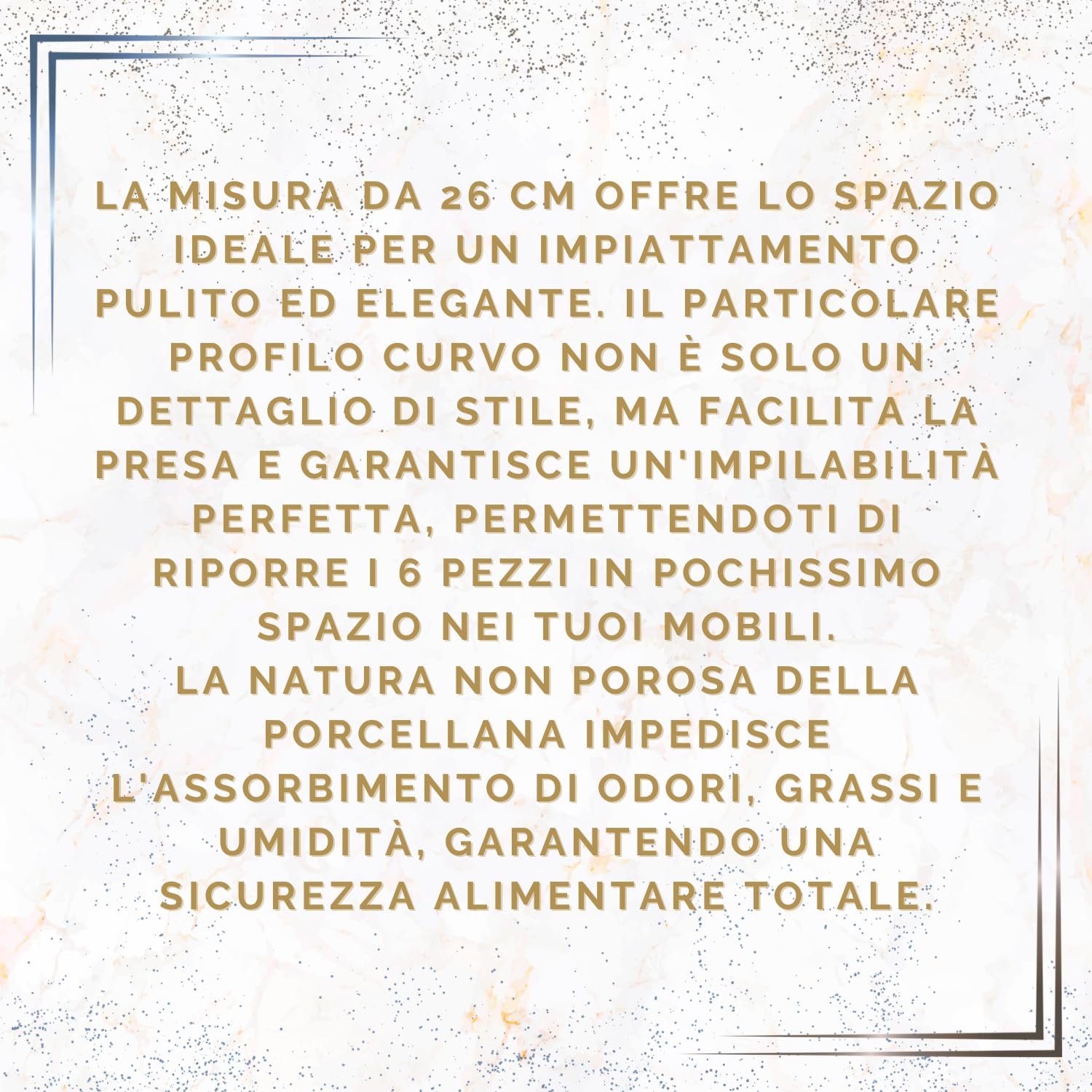 Piatto Fondo Porcellana Bianca 23 cm Stile Greco Moderno Bordo Alto Pasta Risotti Insalate Elegante Resistente Gourmet (6 Piani Medi)