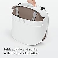 Vista 5 de Asiento elevador con correas para niños de Oxo Tot , Marrón topo