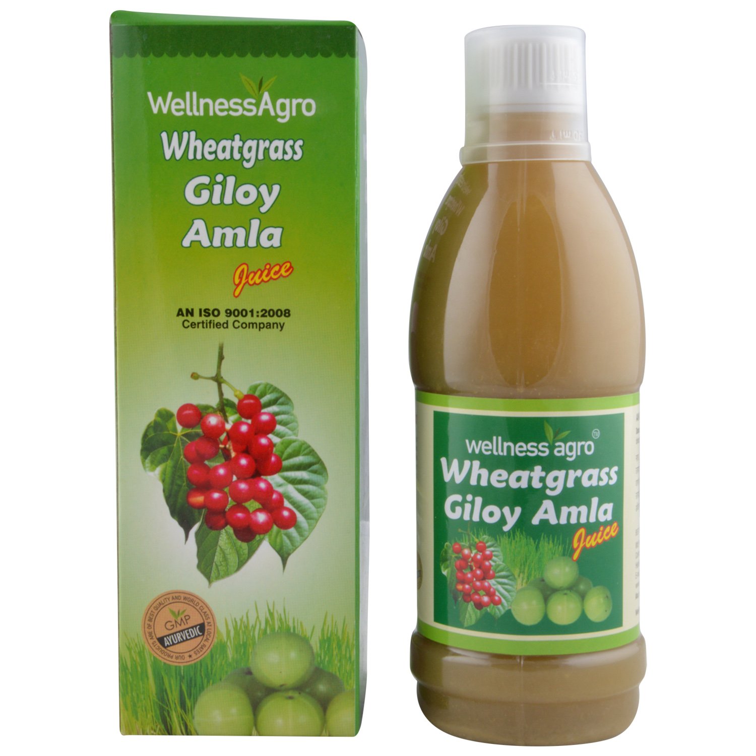 Wellness Wheatgrass Giloy Amla Juice 500 ml