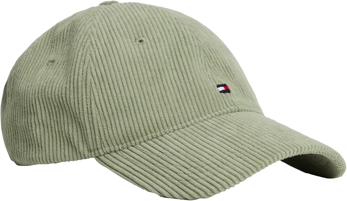 Tommy Hilfiger Men's Tommy Hilfiger Hats for Men | Corduroy Logo Adjustable Baseball Cap