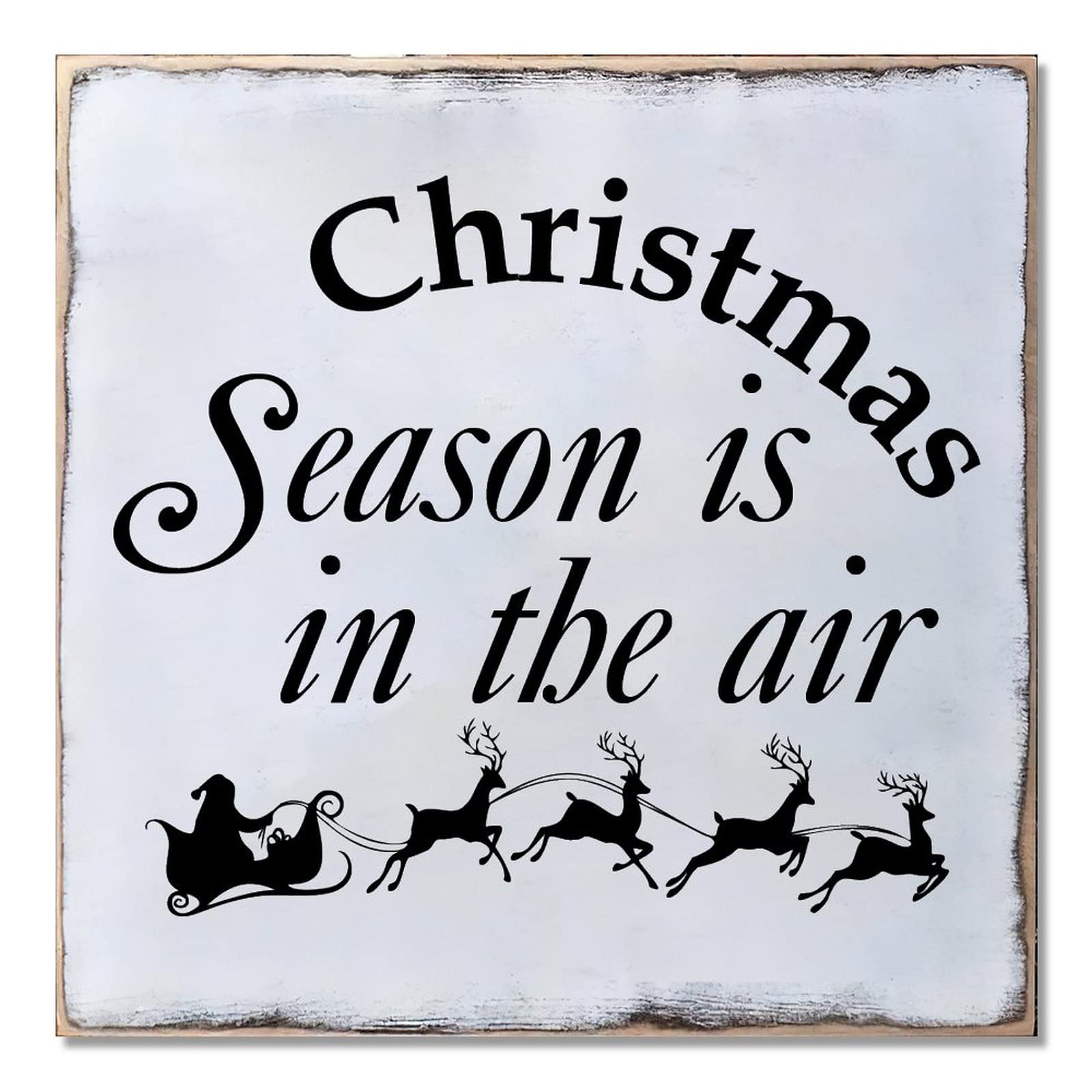 Panneau mural de Noël pour fenêtre et porte d'entrée 40 cm