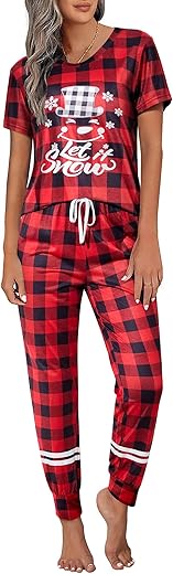 Ekouaer Womens Pajamas Set