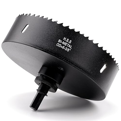 Vista 280 de Sierra perforadora de 2 3/4" (70 mm) para madera y plástico, broca de núcleo de cortador de agujeros bimetálico HSS para paneles de yeso, tableros