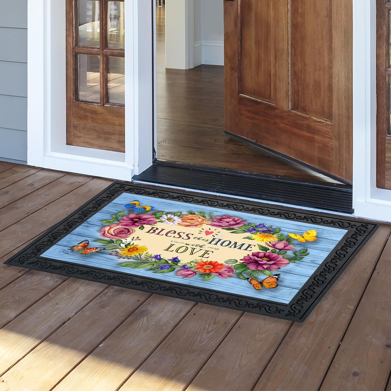 Briarwood Lane Bless This Home with Love Doormat