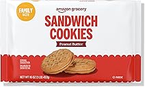 Amazon Grocery Peanut Butter Sandwich Cookies, 1 Lb (Previously Happy Belly, Packaging May Vary)