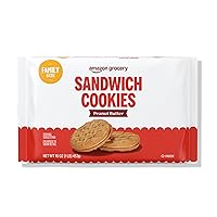 Vista 1 de Yaxa Grocery, Galletas de sándwich de mantequilla de maní, 1 libra (anteriormente Happy Belly, el empaque puede variar)
