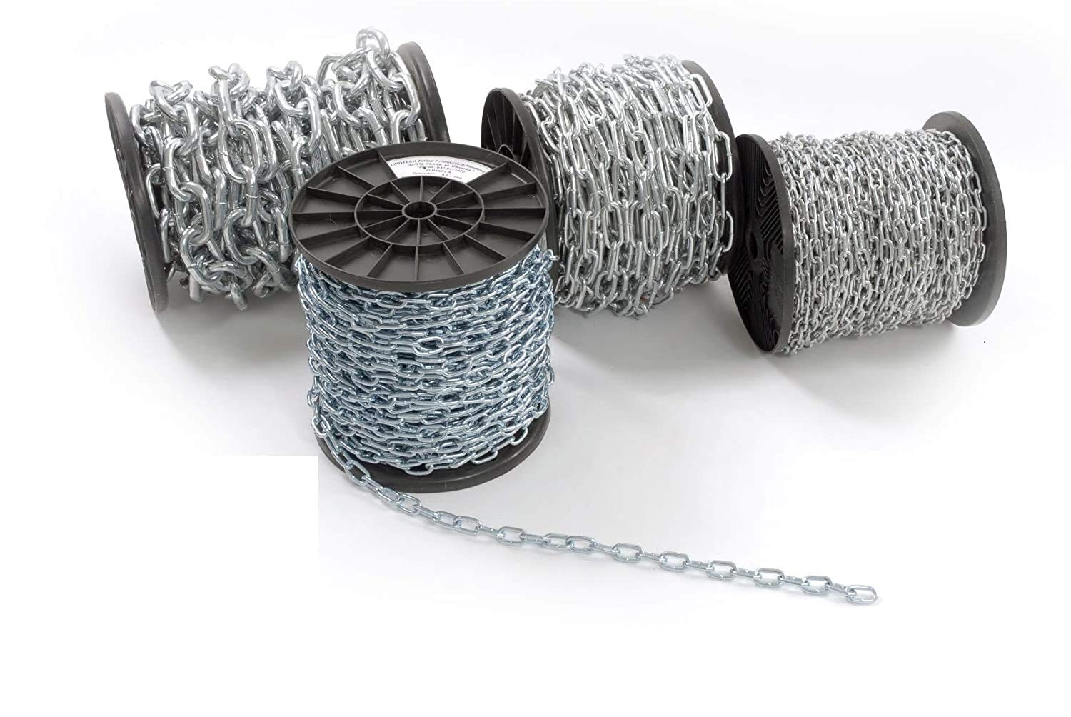 B2c Zinc Strong Heavy Duty Steel Chain Bzp Bright Plated Side Welded Security Links (10M, 6Mm)