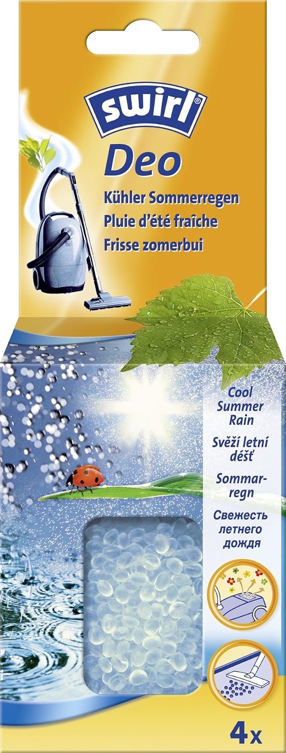 Swirl, 4 x Staubsauger Deo-Perlen, Kühler Sommerregen
