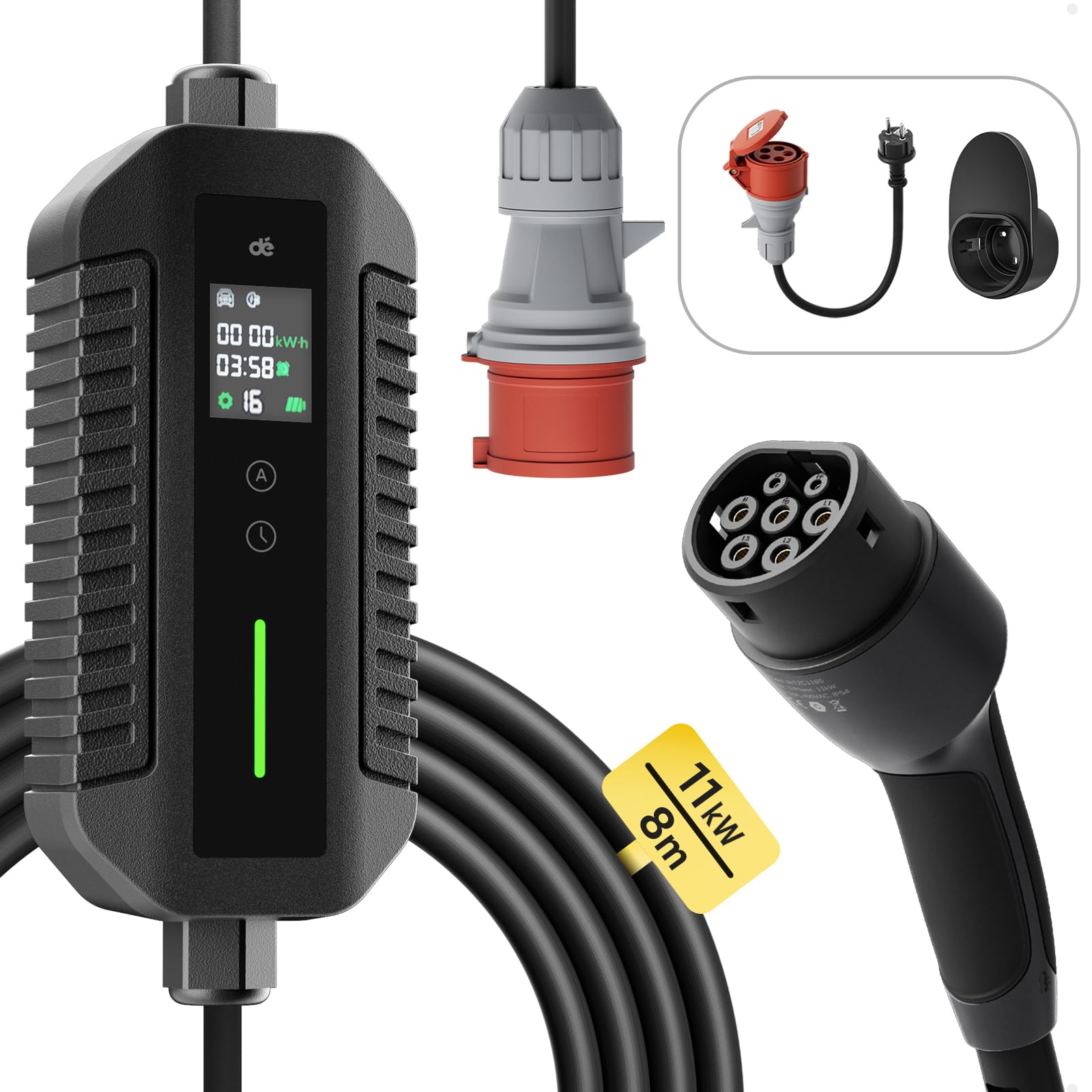 Dé Wallbox 11kW Mit App & RFID - Schnell, Sich Produktbild-Vorschau 1