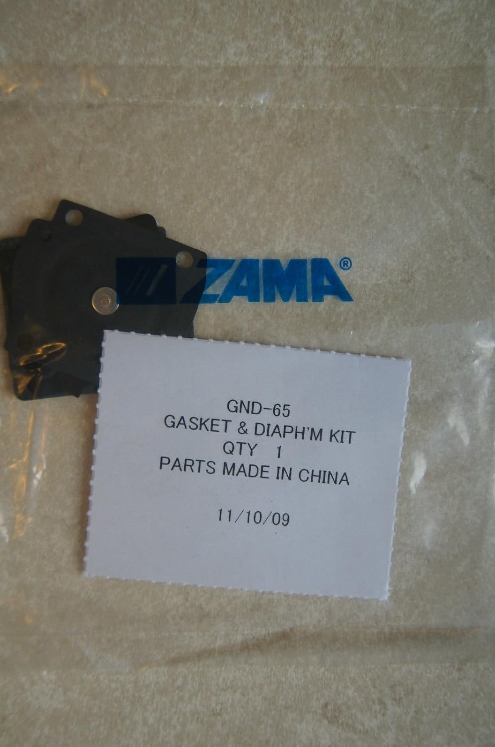 GENUINE ZAMA CARBURETOR GASKET KIT GND65 FOR C3EL