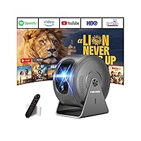 Mini Proiettore 2026 Aggiornato con Supporto 4K 1080P e Messa a Fuoco Automatica/Distorsione Trapezoidale