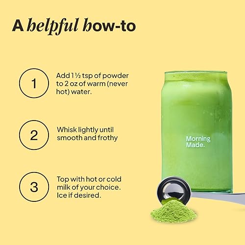 Miniatura 6 de Matcha Made Polvo orgánico molido en piedra de grado Latté polvo de té verde matcha japonés puro alternativa al café 176 onzas
